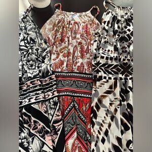 3 London Times Maxi Dresses. 2-size 10. 1 size 8. All fit the same. Flattering!
